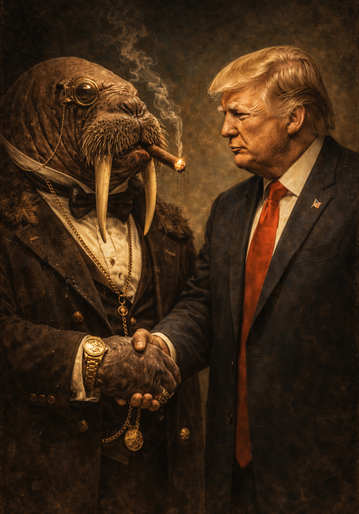 $WALRUS handshake art